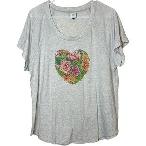 Cabi Rose Heart T-Shirt